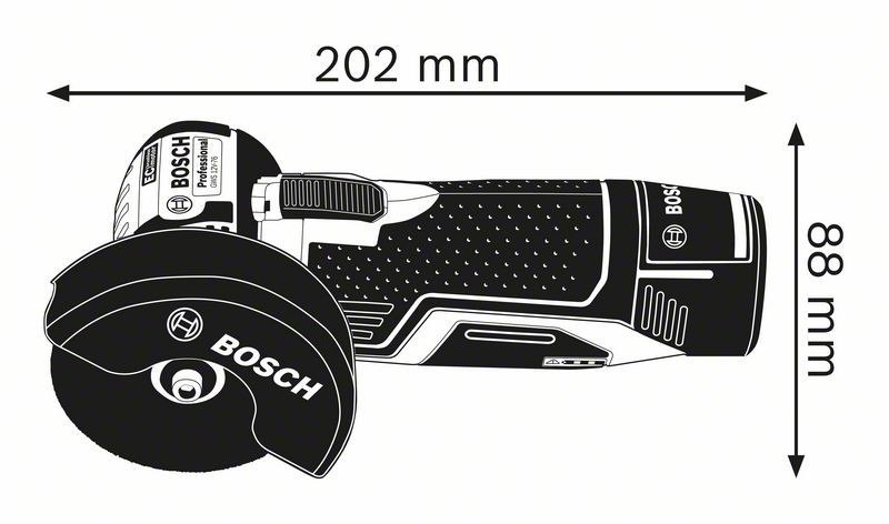 Bosch szlifierka kątowa akumulatorowa GWS 12 V-76 0*AH