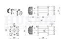Husar Winch wyciągarka elektryczna BST 8500 LBS 12V