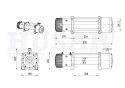 Husar Winch wyciągarka elektryczna BST 12000 Lbs 24V